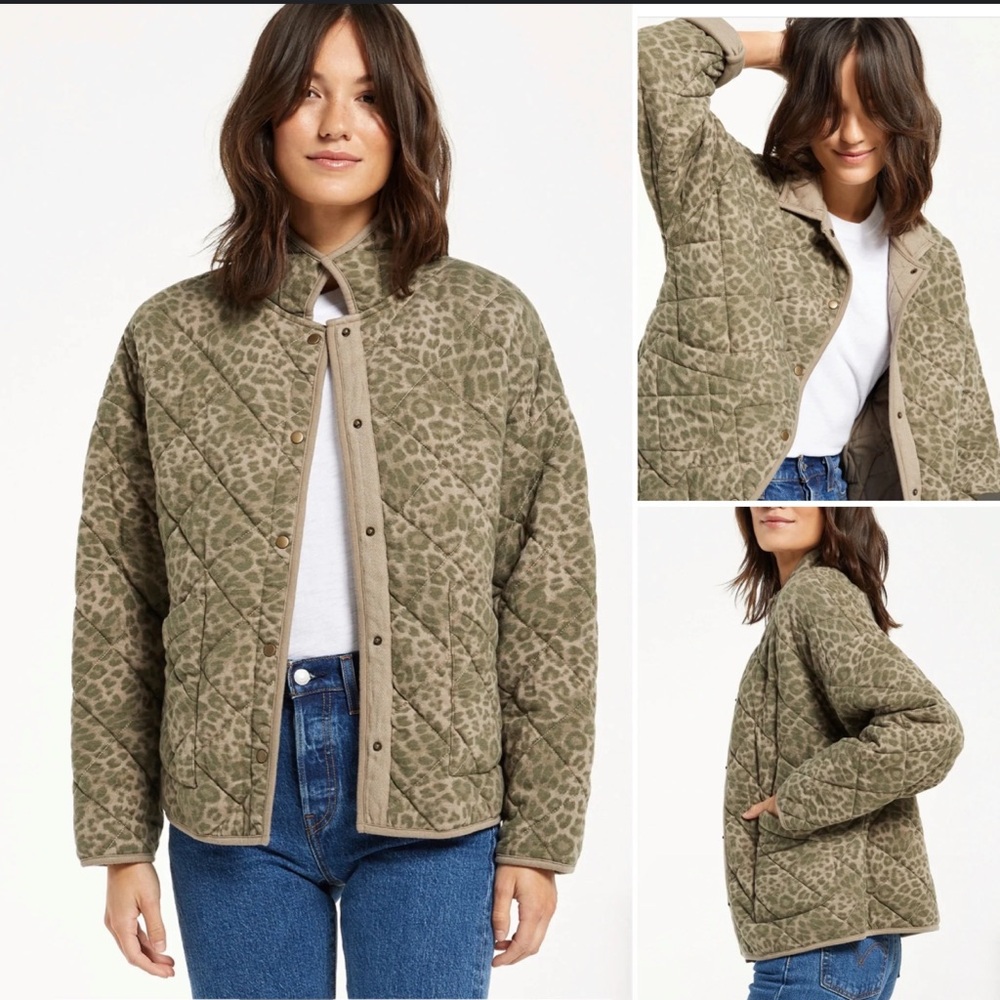 Z Supply Maya Leopard Jacket - Women’s Medium